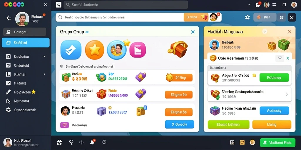 Tampilan antarmuka yang menarik dan user-friendly.