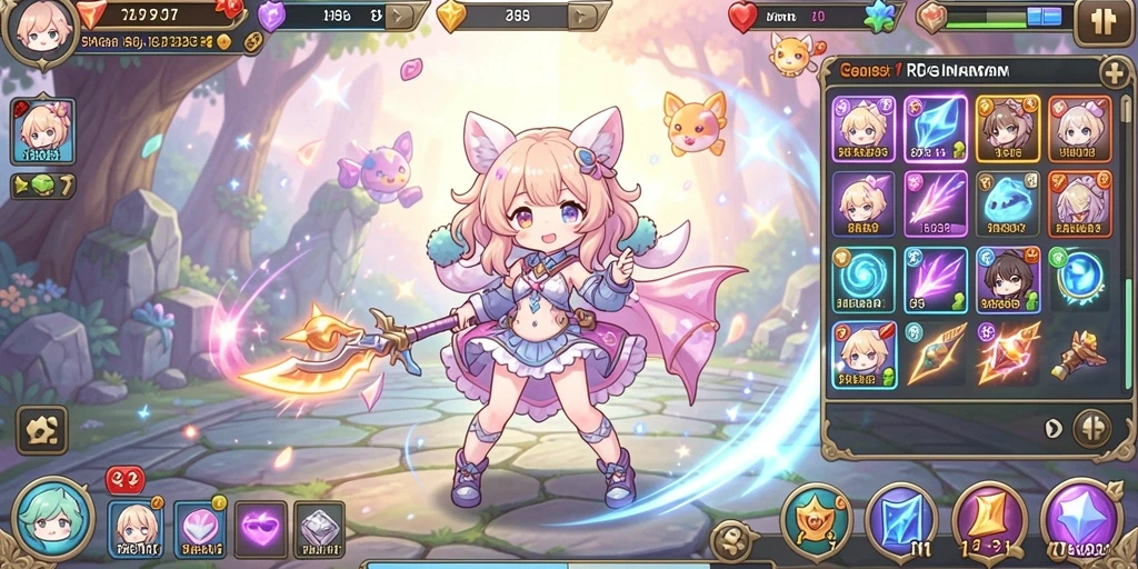 Tampilan permainan slot yang menarik dan penuh warna.