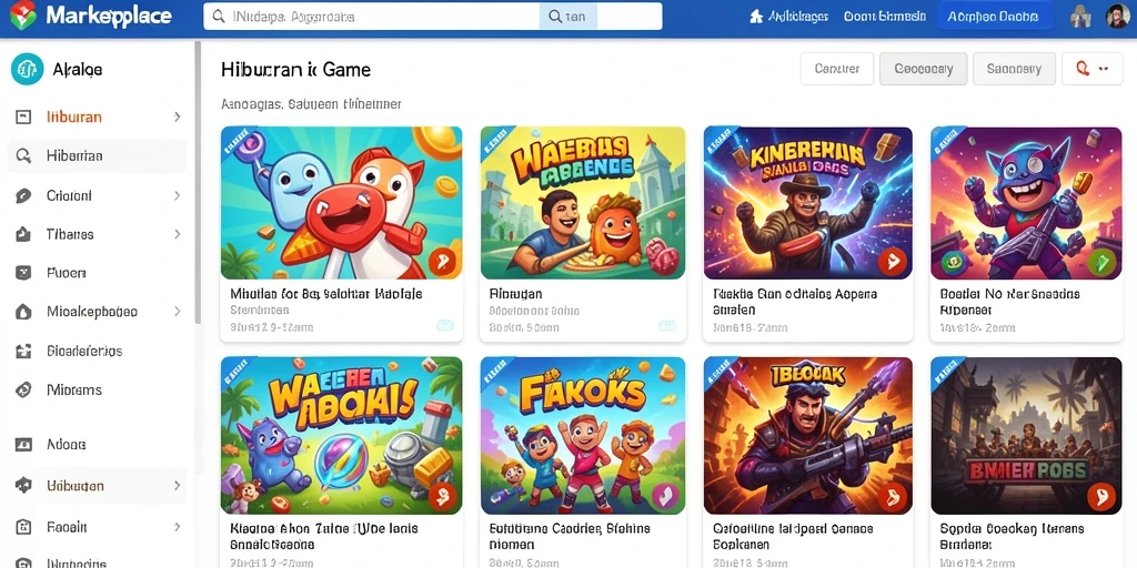 Screenshot menunjukkan antarmuka permainan yang menarik.