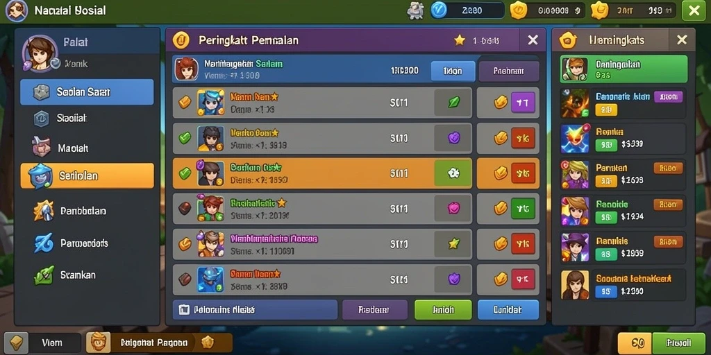 Tampilan awal yang menawan dengan karakter ikonik.