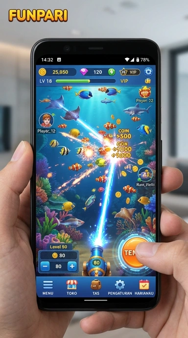 Pratinjau antarmuka funpari — aplikasi APK resmi Android v3.5.8